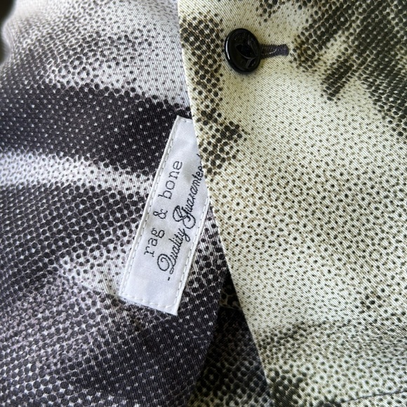 Rag & Bone Avery Print Camp Shirt Cali Skate Excellent Size XXL - Picture 4 of 9